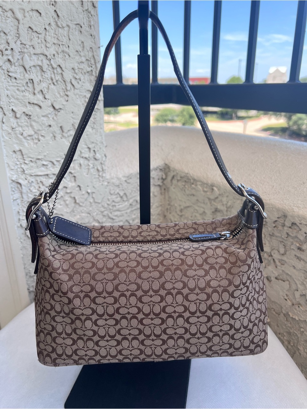 Vintage Coach Signature Hobo Bag